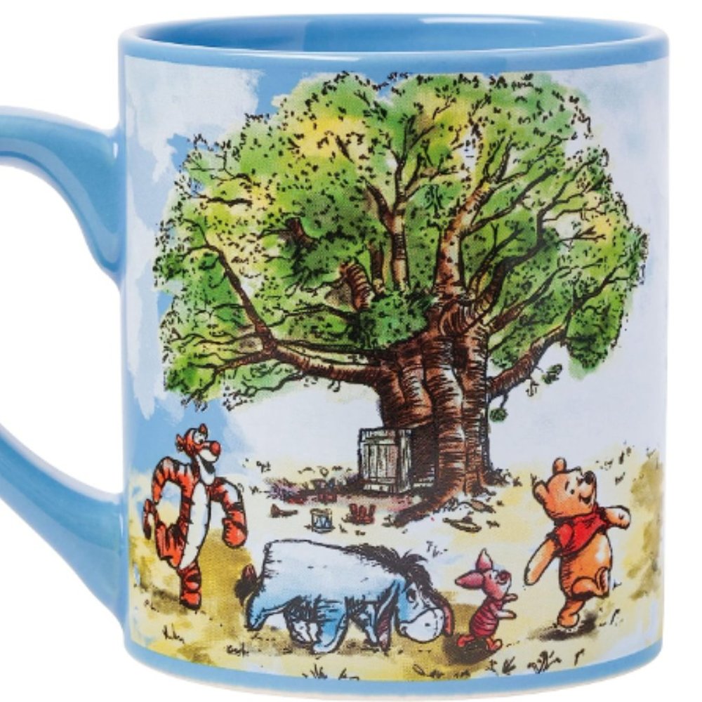 Disney - Winnie The Pooh Group Walk Ceramic Coffee Mug - 14 Oz